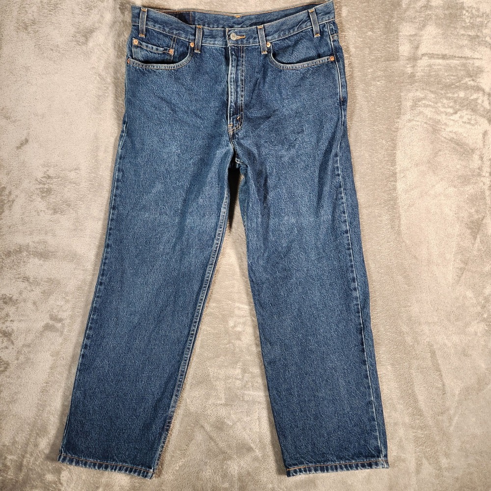 Vintage Levi's 550 Mens Jeans Relaxed Fit‎ Blue Denim 38X30 2003